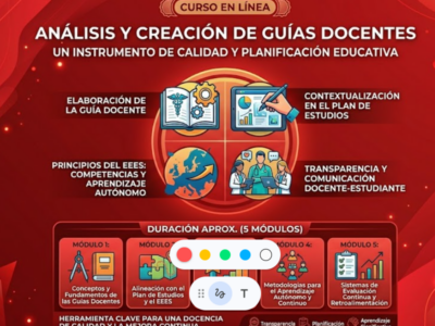 Análisis y creación de Guías Docentes.